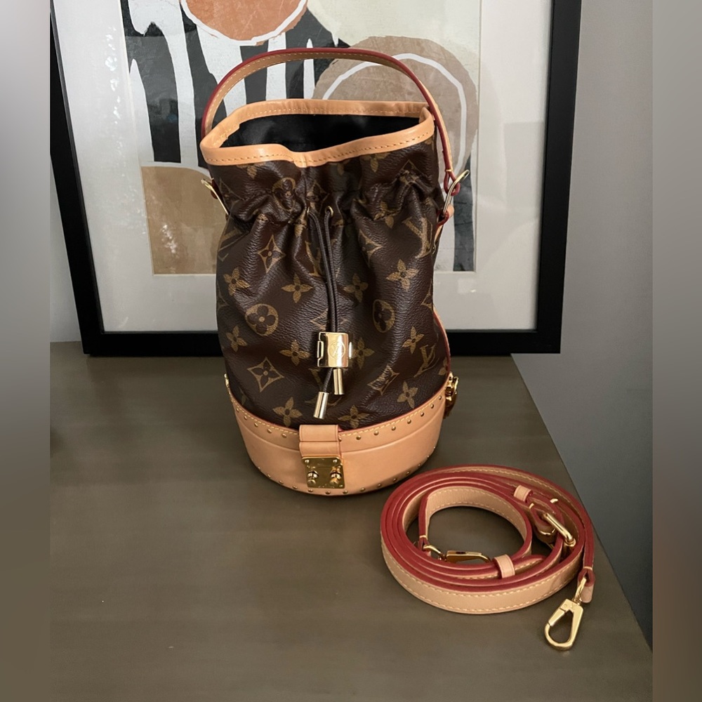 NEW Louis Vuitton Rare Limited Petit Noe Monogram trunk bag handbag